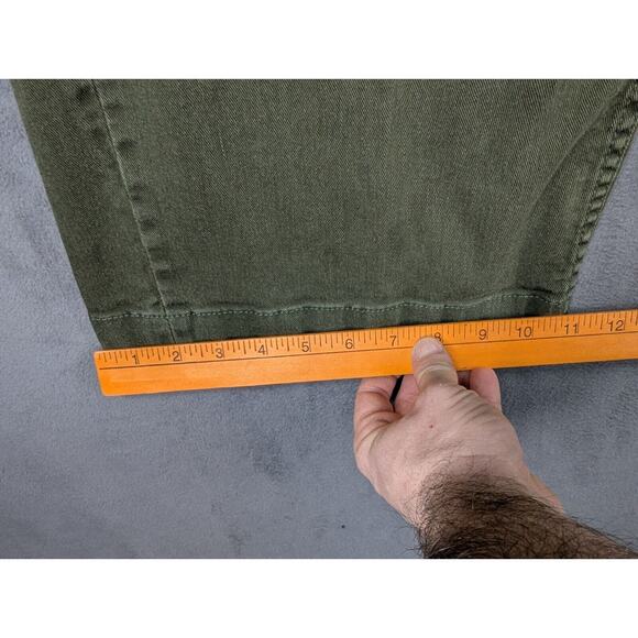 Coldwater Creek Natural Fit Capri Denim Jeans Womens 24 Green Straight High Rise - Picture 8 of 13